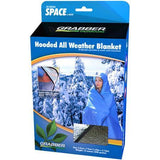 Grabber - Grabber Hooded All Weather Survival Blanket: 5" x 7" Feet, Red - KakiOutdoor.com - 2